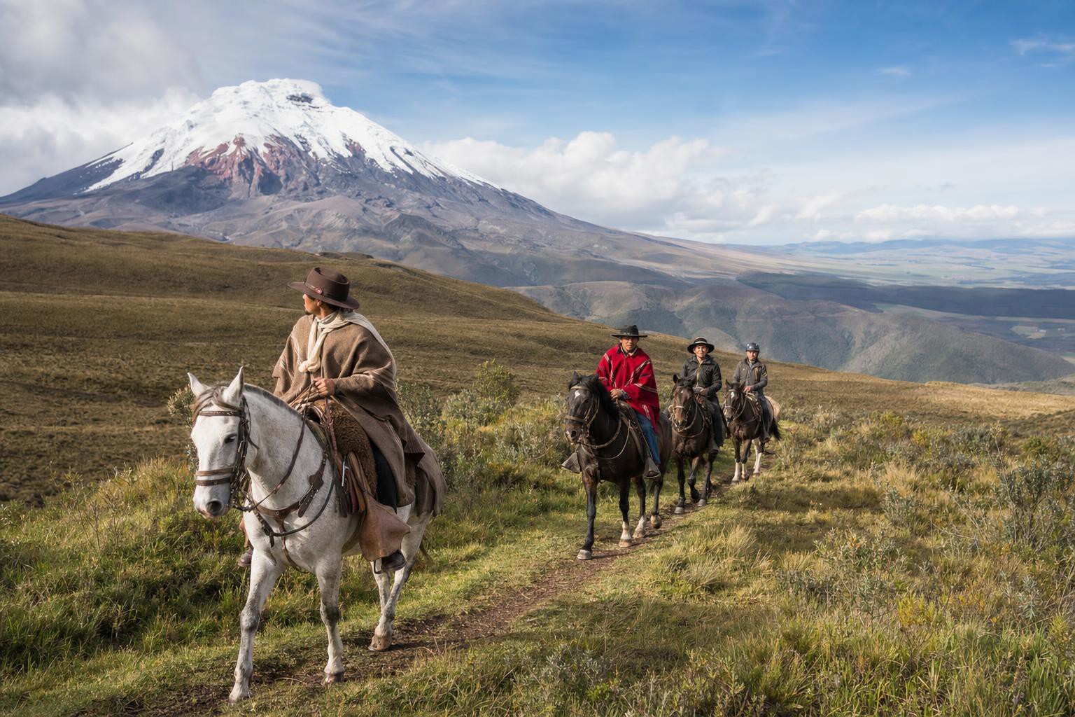 Cabalgatas en Ecuador