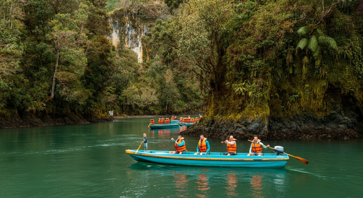 Passeio de Barco em Ecuador