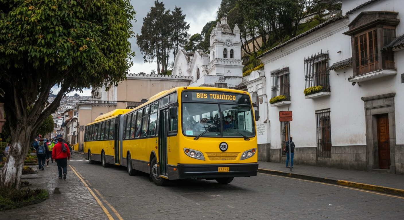 Hop On Hop Off Tourist Bus Quito